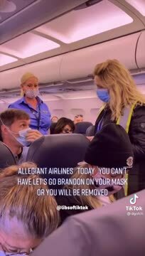 Man Reportedly Kicked Off a Flight Because He Had ‘Let’s Go Brandon’ Written on His Mask and Refused To Change Masks