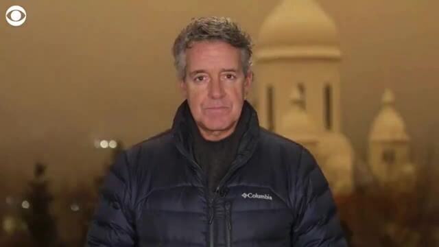 CBS News Captures ‘Biggest Blast They’ve Seen’ While Closing Kyiv News Segment