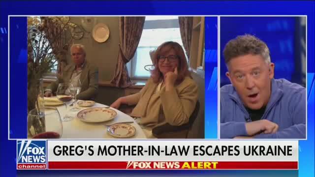 Greg Gutfeld Shares Video of His Mother-in-Law Reuniting with Her Daughter After Fleeing Ukraine