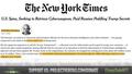 NYT Reporter: CIA/NSA Sources Involved with Trump ‘Pee Tape’ & ‘Leftist Sh*t’ at the Times