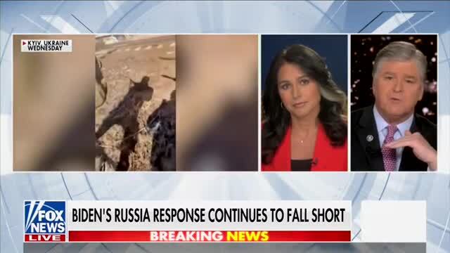 Hannity Presses Tulsi Gabbard if America Has a Moral Obligation to Help Ukraine Fight Russia