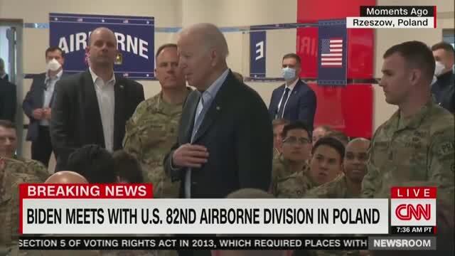 ‘What a Wonderful Uplifting Moment!’ CNN’s Poppy Harlow Gushes About Biden Visit with Troops in Poland