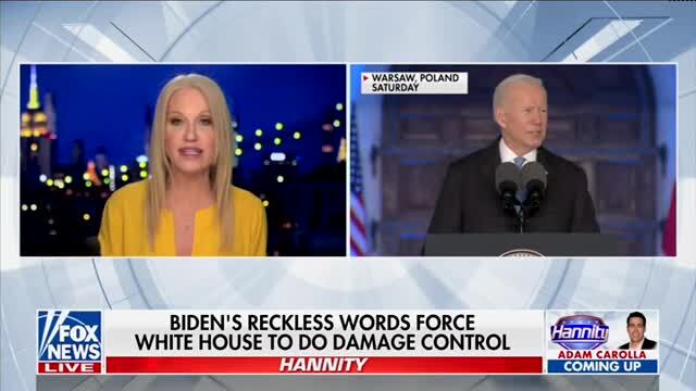 Kellyanne Conway: Nobody Is Telling Biden What’s Going on, He Doesn’t Know About the Walk Backs His Admin. Are Saying