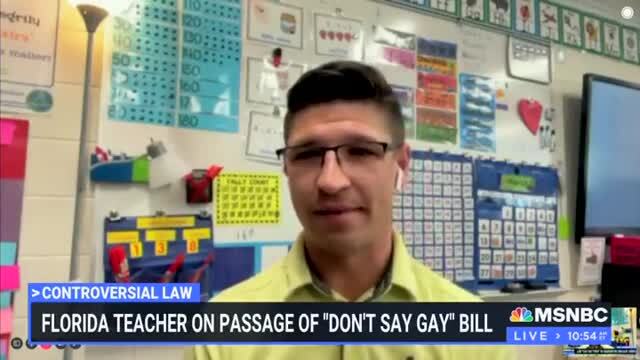 Teacher on MSNBC Worries He Can’t Discuss His Love Life with Kindergarteners Anymore