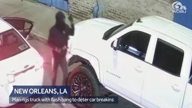 Man Rigs Flashbang in Truck After Repeated Break-Ins in New Orleans