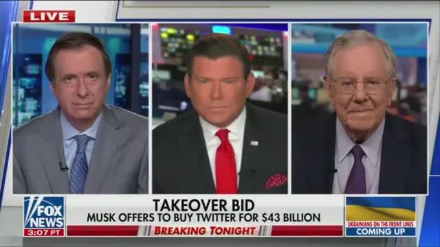 Steve Forbes on Elon Musk: ‘One Way or the Other He Will Get Control of Twitter’