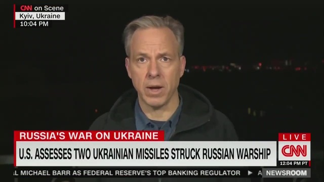 CNN’s Tapper: Sunken Russian Warship ‘Is In Effect F’d at the Bottom of the Black Sea’