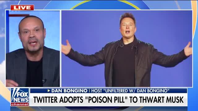 Bongino: Twitter’s ‘Poison Pill’ Is About ‘Left-Wing Lunatic’ Censorship