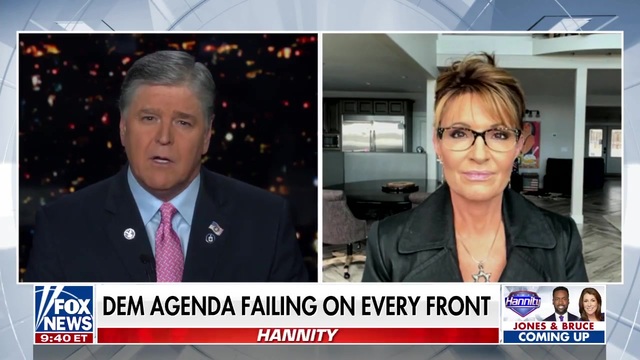 Hannity to Palin: ‘We Need Fighters Like You’ in Washington