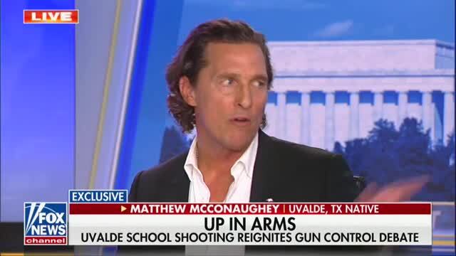 Matthew McConaughey Tells Fox News Extreme Politics to Blame for Shootings: ‘Extreme Right and Extreme Left… Have the Microphones’