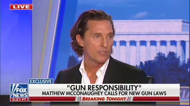 Matthew McConaughey Knocks Down Common Talking Point Against Raising Age Requirement to Buy AR-15s