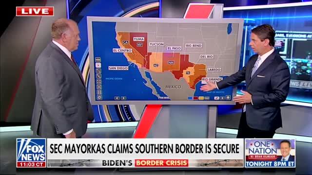 Tom Homan: Secretary Mayorkas Is ‘Bragging’ About 270,000 Migrant Encounters