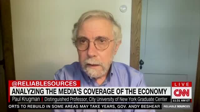 Krugman: People Are ‘Upbeat;’ If You Ask Them About Their Financial Situation, They’d Say it Was ‘Favorable’