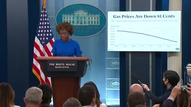 Jean-Pierre Brags About Biden Lowering Gas Prices: ‘American Families with 2 Cars Are Saving $80 a Month’