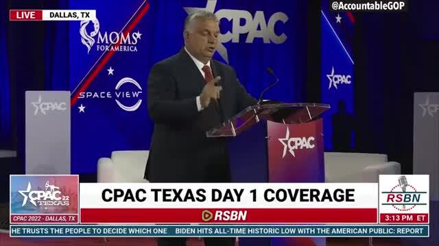 Hungary’s Viktor Orban Gets Standing Ovation at CPAC After Declaring Marriage Is ‘The Union of One Man and One Woman’