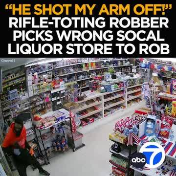 ABC7: Liquor Store Owner Stops Robbery with a Shotgun