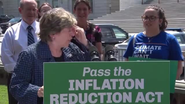 AFT’s Weingarten Yells About Climate Change at the Event Supporting the Inflation Act