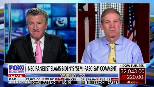 Jim Jordan on Biden’s Semi-Fascism Comment: ‘This Is Ridiculous’