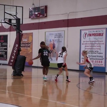 Guy Dresses up as Woman and Plays in a Mock Girls Basketball Tournament