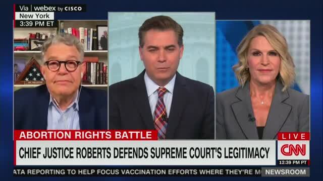 Al Franken Pounces on CNN’s Alice Stewart Over What ‘Destroyed’ Legitimacy of SCOTUS: ‘I’m Surprised You’re Claiming This!’