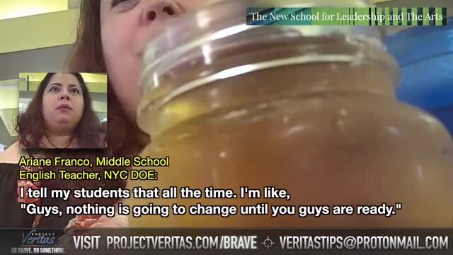 New York City Middle School Teacher Encourages Students to Engage in Political Violence