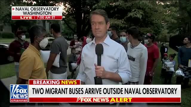 Fox News: Migrants Arrive Outside VP Harris’ Residence
