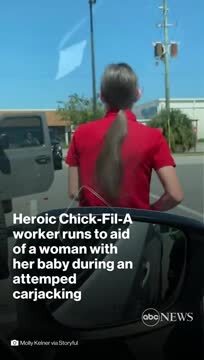 Chick-Fil-A Employee Ran to the Aid of a Woman Carrying Her Baby During an Attempted Carjacking