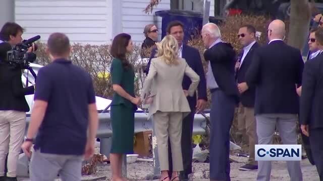 DeSantis Greets Biden with Handshake as President Arrives to Assess Hurricane Damage
