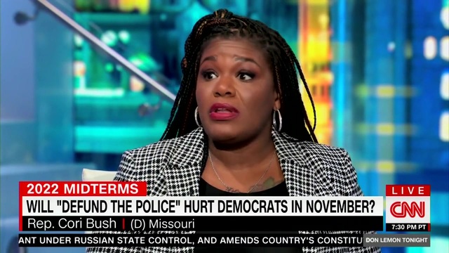 Rep. Cori Bush Defends ‘Defund the Police’ and Says ‘Absolutely’ When Asked if She Would Still Use That Slogan