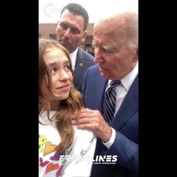 ‘Creepy Joe’ Returns as Biden Tells Young Girl: ‘No Serious Guys ‘Til You’re 30’