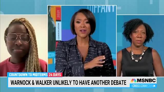 Tiffany Cross on Georgia Debate: Some of the Questions for Warnock Were a Bit Unfair, ‘They Seemed to Skew a Bit Conservative’
