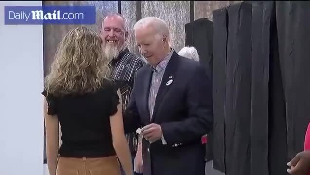 Joe Biden Kisses Granddaughter After Voting in Midterm Election