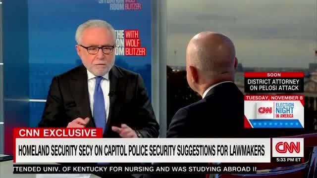 CNN’s Blitzer Asks Sec. Mayorkas About Pelosi Attack: How Much Blame Do You Place on GOP Leadership for Dangerous Rhetoric?