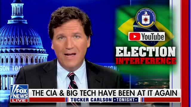 Tucker Accuses Biden Admin with Interfering in Brazil Elections: Our CIA Is Bullying the President of a Sovereign Country