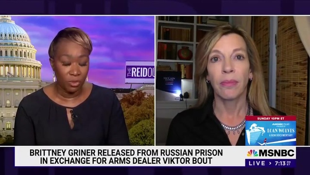 Joy Reid: Brittney Griner Is ‘Not a Fellow American’ to the Right