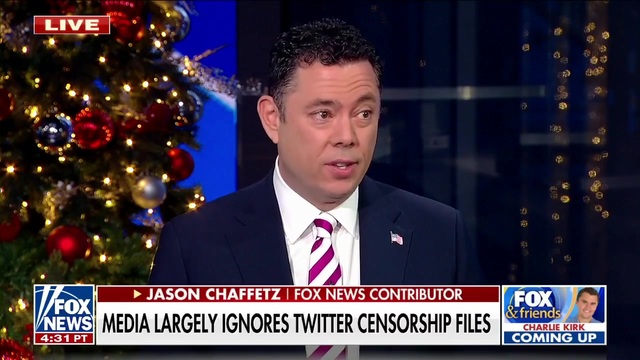 Jason Chaffetz: Media Not Covering Twitter Files Because It Vindicates Conservatives