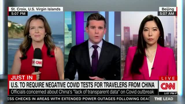 CNN: Persons Traveling From China Need to Present a Negative Covid Test Before Going to America