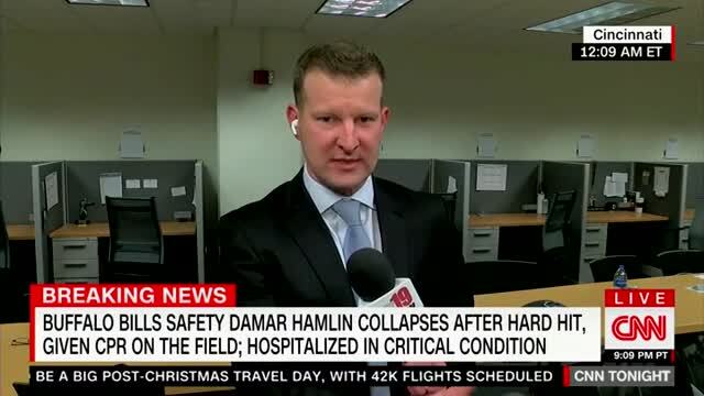 CNN: Buffalo Bills’ Damar Hamlin Is Accompanied By Mother, Teammate in Hospital, Still in Critical Condition