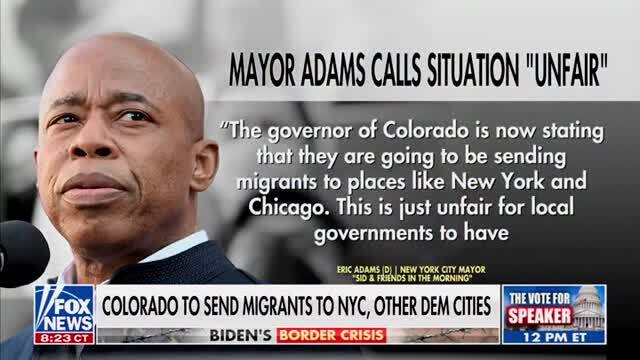 NYC Mayor Eric Adams: Colo. Governor Sending Migrants to NYC, Other Dem Cities ‘Is Just Unfair’