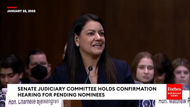 Biden Judicial Nominee Charnelle Bjelkengren Can’t Answer What Article 5 or Article 2 of the Constitution Do During Senate Confirmation Hearing