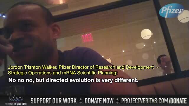 Project Veritas Films Pfizer Director of R&D Saying ‘Mutating’ Covid-19 for New Vaccines Is Under Consideration
