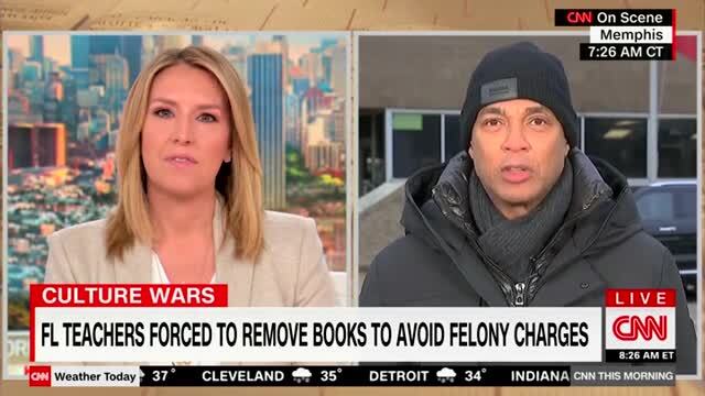 CNN’s Don Lemon: ‘It Feels Like the 1950s All Over Again with Book Banning’ in Florida