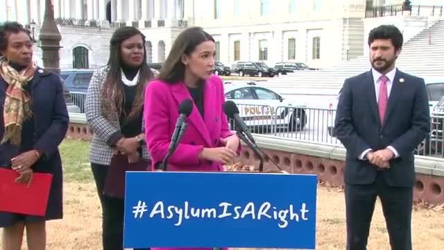 AOC Claims Twice that She Is in New York While Standing in Front of the U.S. Capitol Building