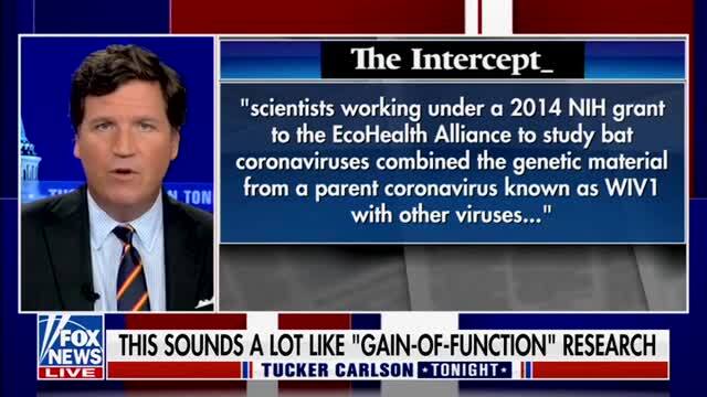 Tucker: On Tape, Pfizer Exec Made it Clear that They’re Worried About Repeat of the Covid Lab Leak