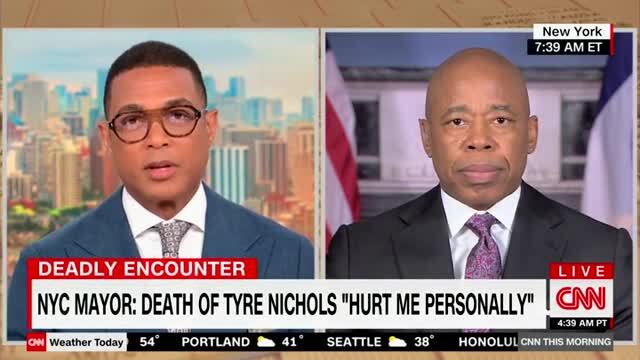 Mayor Eric Adams on Black Officers Beating Tyre Nichols to Death: ‘We Have To Be Honest’ Racism Involved