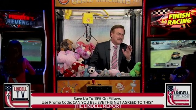 Kimmel Asks Mike Lindell in Interview Inside a Claw Machine: ‘Why Do You Think People Don’t Take You Seriously?’