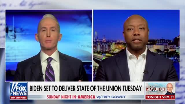 Tim Scott: Biden’s SOTU Should Include Apologizing for the Record Breaking Crime, Inflation, Border Crossings