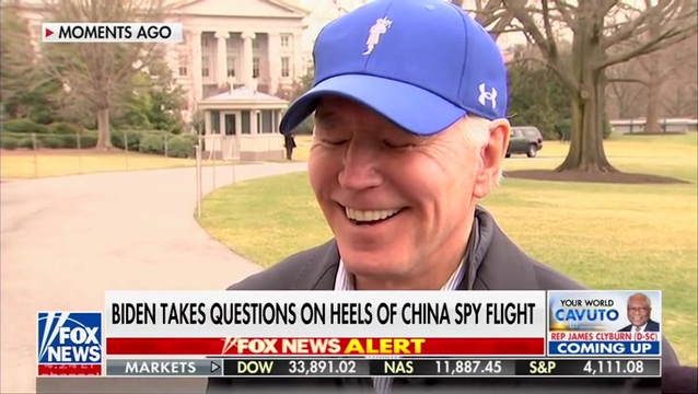 Biden Chuckles When Asked Why the Chinese Would Do ‘Such a Brazen Act’: ‘They’re the Chinese Government’