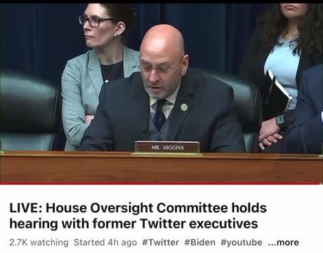 Rep. Higgins Tells Twitter Execs to Prepare To Be Arrested for Criminal Interference in the 2020 Election