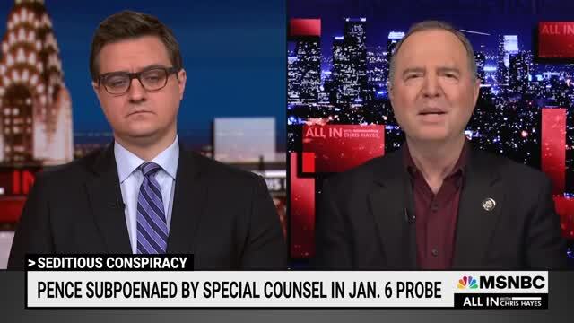 Adam Schiff on Special Counsel Subpoenaing a Former Vice President: ‘You Don’t Start with a Witness Like Mike Pence’
